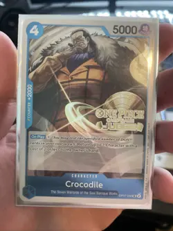 Crocodile Tournament Promo Pack Foil Stamped Judge Card Vol. 6 One Piece (1091) - Image 1