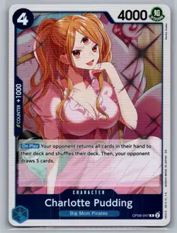 Charlotte Pudding OP06-047 Rare Wings of the Captain One Piece Foil Near Mint - Image 1