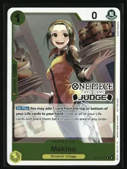 Makino (Judge Pack Vol. 4) C One Piece Promotion Cards ST13-012 NM - Image 1