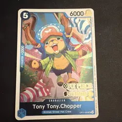 Tony Tony.Chopper Judge Pack Vol. 7 Foil Stamped One Piece Promo Card OP11-053 - Image 1
