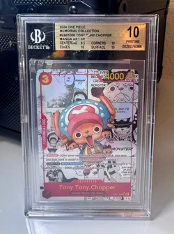 2024 One Piece Tony Tony.Chopper (Alternate Art) (Manga) EB01-006 BGS 10 - Image 1