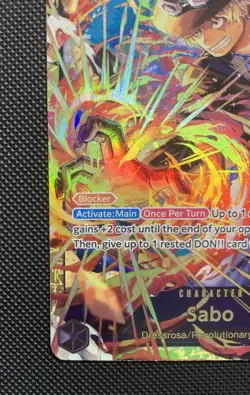 Bandai One Piece CCG Sabo Carrying on His Will OP13-120 SEC SP Alt Art Holo 7000 - Image 3