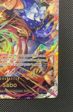 Bandai One Piece CCG Sabo Carrying on His Will OP13-120 SEC SP Alt Art Holo 7000 - Image 4