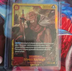 Bandai One Piece Card Game Silvers Rayleigh OP08-118 OP-08 SEC Alt Art Foil EN - Image 1