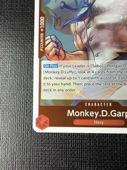 Bandai One Piece TCG English OP13-016 Monkey D. Garp Rare Regular Lot of 2 - Image 5