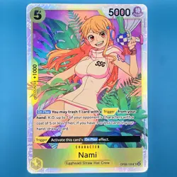 2025 One Piece - Nami OP08-106 Super Rare Foil - Image 1