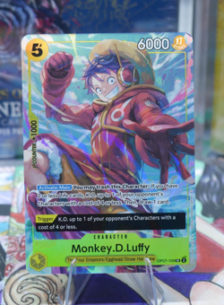 Monkey.D.Luffy Illustration Box Vol. 3 OP07-109 SR Foil One Piece Promo - Image 1