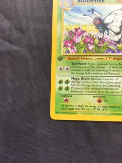 Pokemon Cards: Jungle 1st Edition Uncommon: Butterfree 33/64 - Image 5