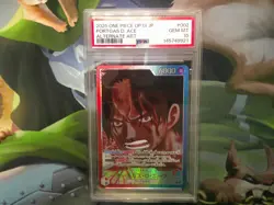 2025 One Piece Portgas.D.Ace (Alt Art) OP13-002 Carrying On His Will (JP) PSA 10 - Image 1