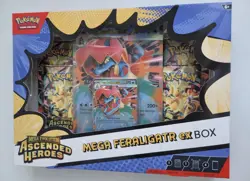 Pokemon TCG Mega Feraligatr ex Box Sealed – Ascended Heroes Collection Box - Image 1