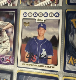 🔥 "RAW" Clayton Kershaw 2016 Topps Reprint 2008 Rookie Card RC Dodgers #BB-57 - Image 1