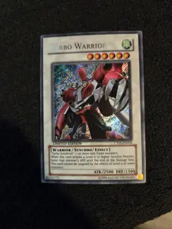 CT05-EN004 Turbo Warrior Secret Rare Limited Edition NM Yugioh Card Pack Fresh - Image 1