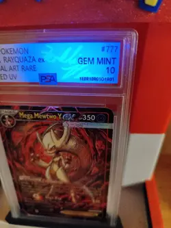Pokemon Card Mega Mewtwo Y Ex SAR Signed UV Italian Artist Fancard 9 Of 33 - Image 5