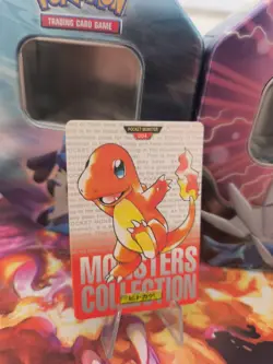 Pokemon Karte Card carddass Monsters collection Red 1996 japanese Charmander NM- - Image 1