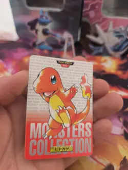 Pokemon Karte Card carddass Monsters collection Red 1996 japanese Charmander NM- - Image 2