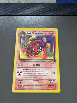 ✅Dark Charmeleon Gold W〽 Stamp Promo 32/82 Pokemon Card ✅ - Image 1