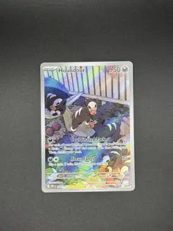 Pokemon Cards Houndour 204/197 Obsidian Flames Illustration Rare - Image 1