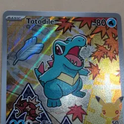 Pokemon TCG Totodile 048 MEP English Promo Holo Basic Water HP 80 - Image 4