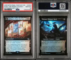 PSA 10 Sidequest: Hunt the Mark Extended Art U Foil 0453 Final Fantasy FIN MTG - Image 1