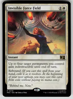 Invisible Force Field Rare Commander: Marvel Super Heroes 19 MTG Near Mint 2026 - Image 1