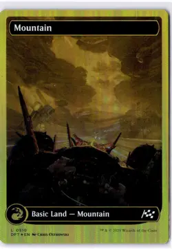 Mountain (0510) (First-Place Foil) Aetherdrift Foil NM L - Image 1