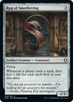 NM - Rug of Smothering [CLB - 336] Commander Legends: Battle for Baldur's Gate - Image 1