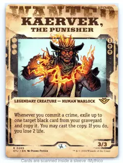 MTG Kaervek, the Punisher (Showcase) Outlaws of Thunder Junction - NM - Image 1