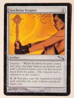 Mtg Isochron Scepter LP Mirrodin Magic The Gathering Artifact 1x Regular - Image 1