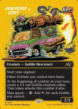 Mint/Near-Mint, English - 1 x MTG Howlsquad Heavy - First-Place Foil - Borderles - Image 1
