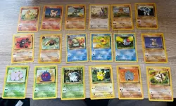 *No Dupes* Lot Of 18 Jungle/Fossil/Base Set Pokemon Cards Vintage WOTC Non-Holo - Image 1