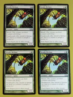 Deadly Recluse x4 Magic 2013 M13 4x Playset Magic the Gathering MTG - Image 1