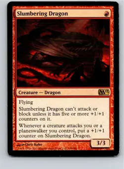 Magic the Gathering Slumbering Dragon Magic 2013 (M13) MTG Free Shipping! - Image 1