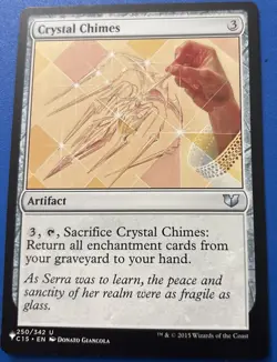 MTG Crystal Chimes The List Reprints Near Mint Condition English Magic Card - Image 1