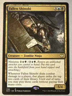 MTG / Fallen Shinobi / NCC / #338 / Regular / Rare / NM - Image 1