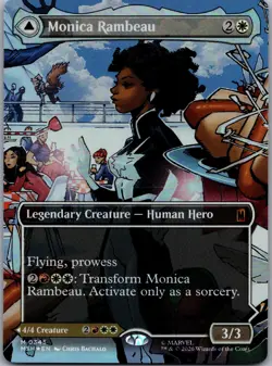 Monica Rambeau (Borderless) (0345) 345 Marvel Super Heroes Foil NM - Image 1