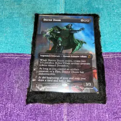Doctor Doom MtG Magic the Gathering Marvel Super Heroes Borderless #0336 NM/MNT - Image 2