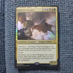 MTG LP Foil Oversize The Ur-Dragon x1 Commander 2017 Magic the Gathering - Image 1