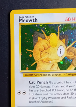 Pokemon Card: Wizards Black Star Promo Holo: Meowth 10 - Image 3