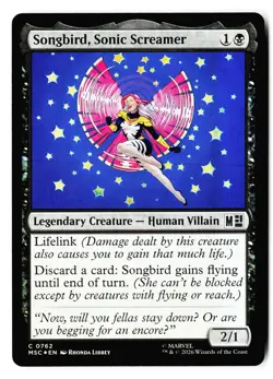 Songbird, Sonic Screamer 762 MSC Magic: The Gathering Foil - Image 1