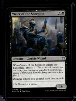 Vizier of the Scorpion [War of the Spark] Magic MTG - Image 1
