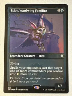 MTG / Esior, Wardwing Familiar / CMR / #557 / FOIL ETCHED / Uncommon / NM - Image 1