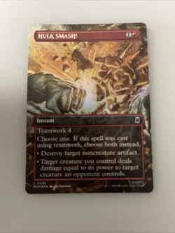 HULK SMASH! (Borderless) Marvel Super Heroes Foil - Image 1