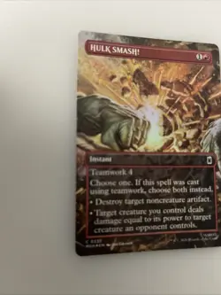 HULK SMASH! (Borderless) Marvel Super Heroes Foil - Image 3