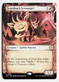 Scuzzback Scrounger (Showcase) 320 Rare Lorwyn Eclipsed Magic: The Gathering - Image 1