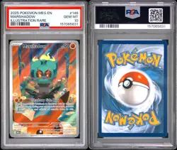 2025 POKEMON MEG EN-MEGA EVOLUTION ILLUSTRATION RARE #146 MARSHADOW PSA 10 - Image 3