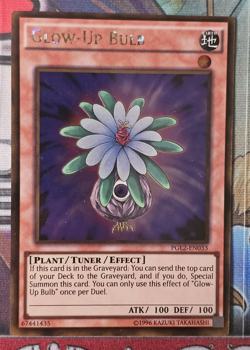 Yu-Gi-Oh! TCG Glow-Up Bulb PGL2-EN033 Gold Rare - Image 1