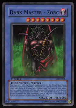 Dark Master - Zorc DCR-082 Dark Crisis 1st Edition Super Rare YU-GI-OH - Image 1