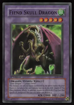 Fiend Skull Dragon LOD-039 Legacy of Darkness 1st Edition Super Rare YU-GI-OH - Image 1