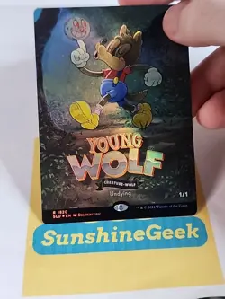 Young Wolf (Rainbow Foil) Secret Lair Drop Foil - Image 2