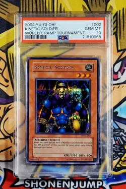 Yu-Gi-Oh! KINETIC SOLDIER World Championship Promo WC4-002 PSA 10 Secret GEM - Image 1
